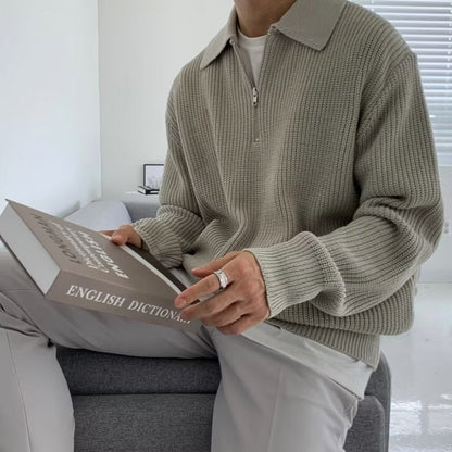 Gebreide Trui voor Mannen Losse Fit Klassiek Model