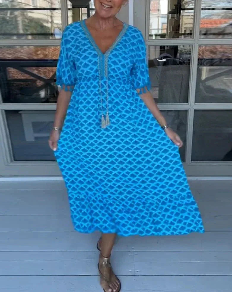 Kleurrijke Elegante Jurk Giana - StudioMarella