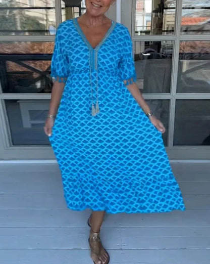 Kleurrijke Elegante Jurk Giana - StudioMarella