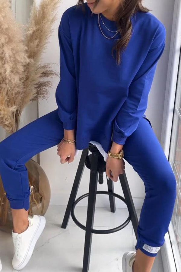 Dames Loungewear Set Zacht Warme Pyjama