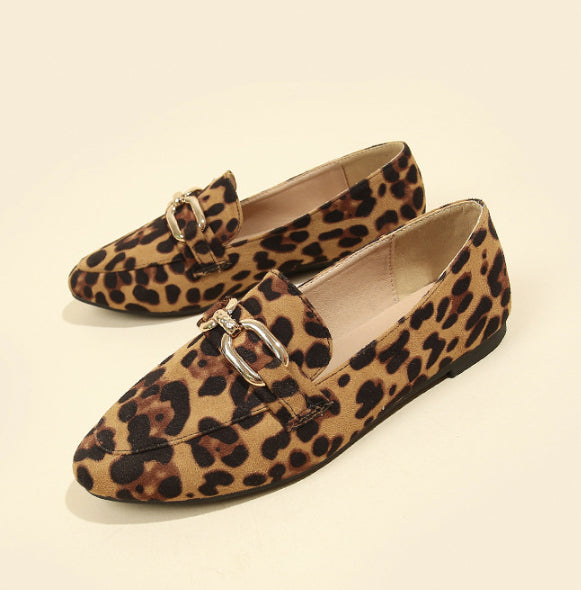 Dames Loafers Panterprint Zacht en Stijlvol