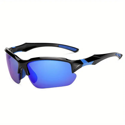 Sportieve Zonnebril met Gepolariseerde Glazen voor Fietsen en Hardlopen Zomer 2025 - UV-Bescherming Lichtgewicht Frame Unisex Outdoor Sport Eyewear