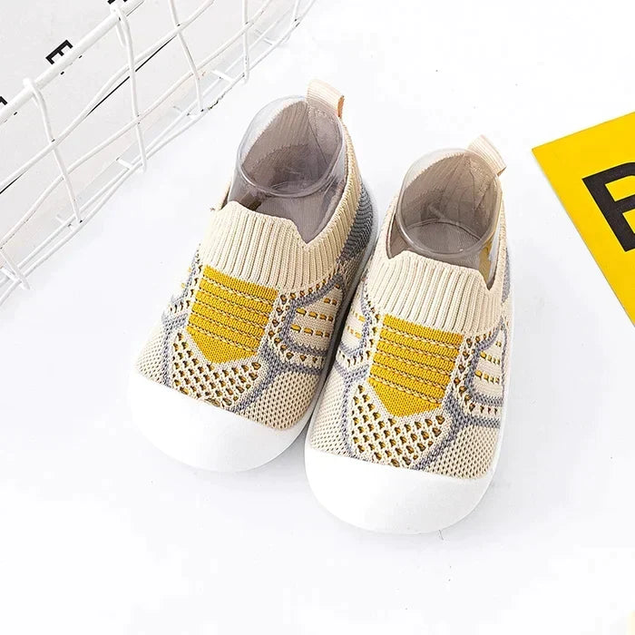 Antislip Babyschoensokken met TPR Zool Katoenen Bovenwerk voor Wandelende Peuters Eerste Stapjes Indoor