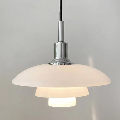Hanglamp Glas Rond Scandinavisch Wit LED Woonkamer Eetkamer Slaapkamer Modern