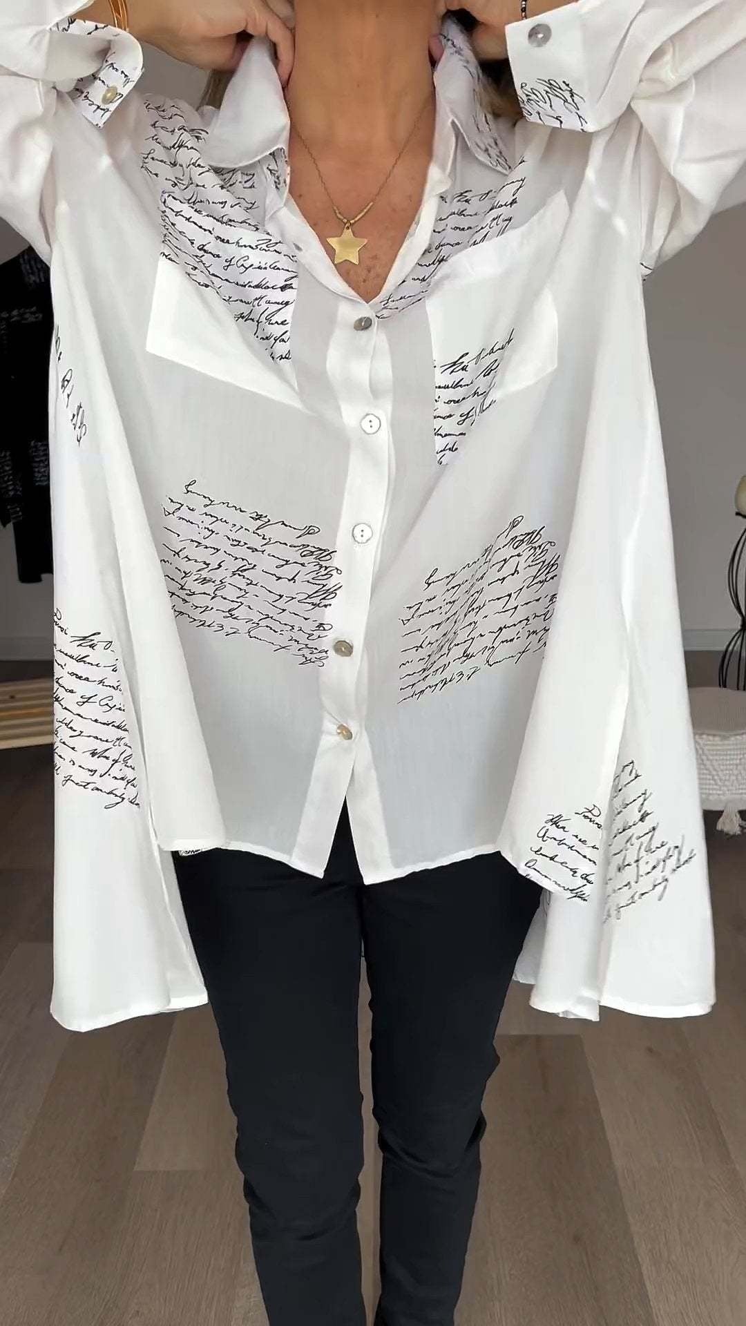 Oversize Blouse Laura voor Vrouw - StudioMarella