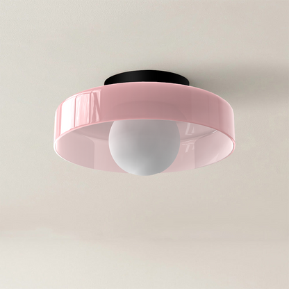 Mulon Plafondlamp en Wandlamp Glas G9 Amber Woonkamer Slaapkamer Design Verlichting Modern Rond