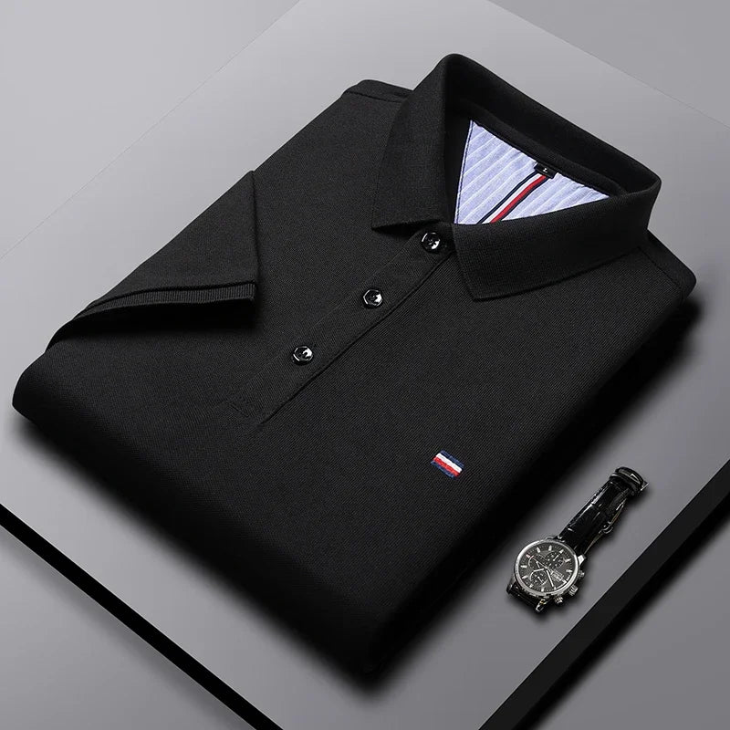 Heren Poloshirt Klassiek van Koos Comfortabel Katoen
