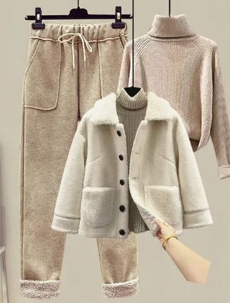 Dames Winterset Warm 3-Delig → Dames Winterset Warme 3-Delige Outfit - StudioMarella