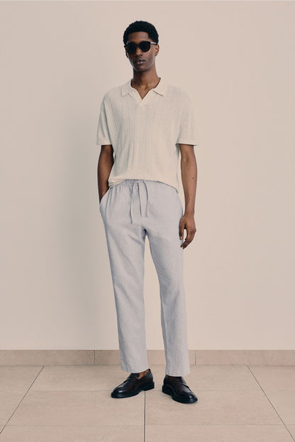 Herenbroek Met Koord - Casual en Elegante Stijl