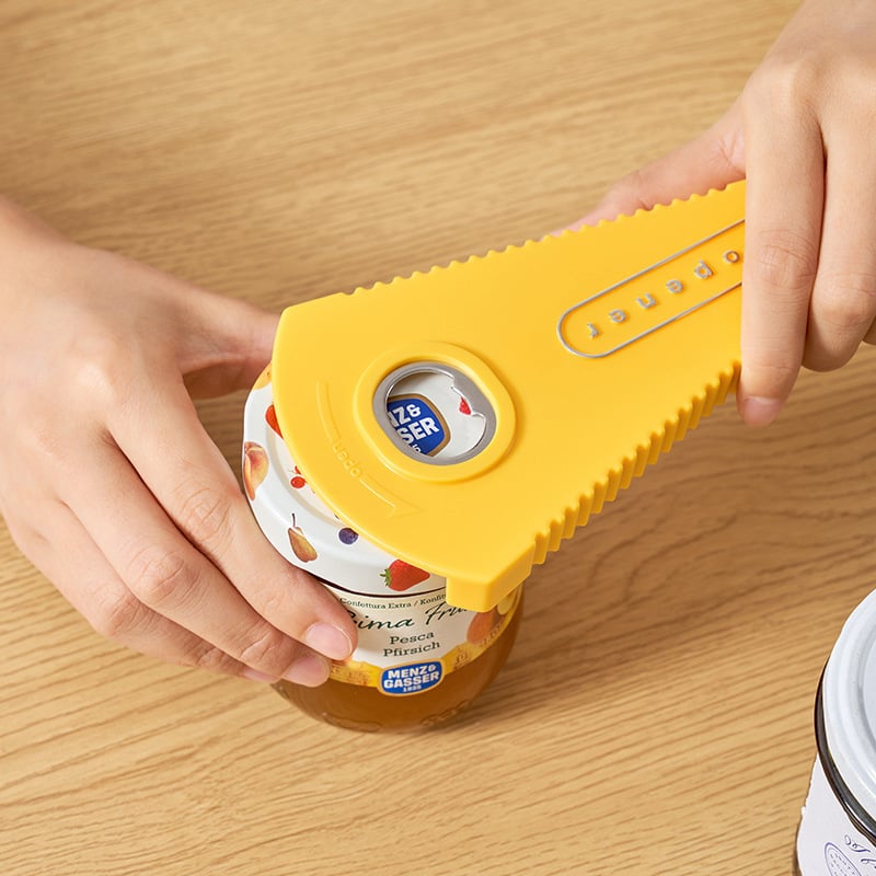 6-in-1 Multifunctionele Opener voor Flessen en Blikjes – Handige Keukenhulp