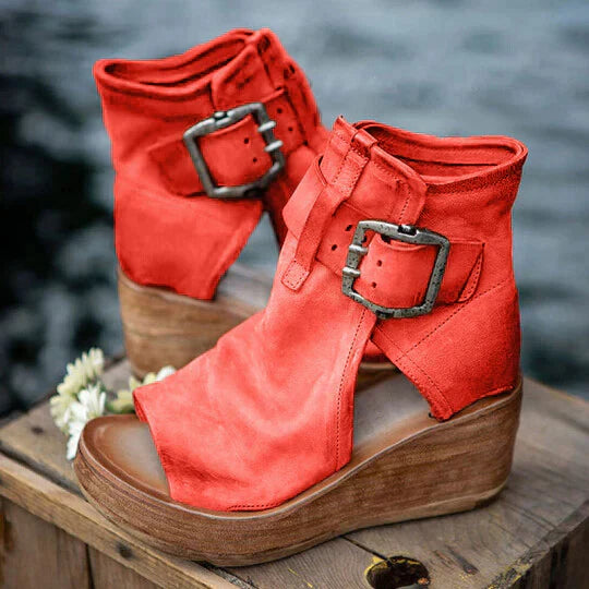 Dames Sandalen Zomer Comfortabele Hakschoenen Boho Stijl