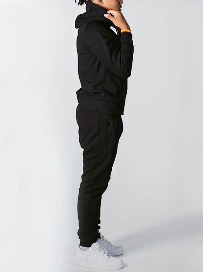 Lange Mouw Hoodie Stretch voor Heren en Dames
