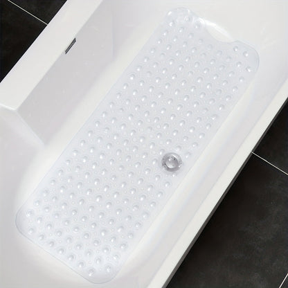 Antislip Badmat XL voor Douche en Bad – Extra Lange Veiligheidsbadmat met Zuignappen