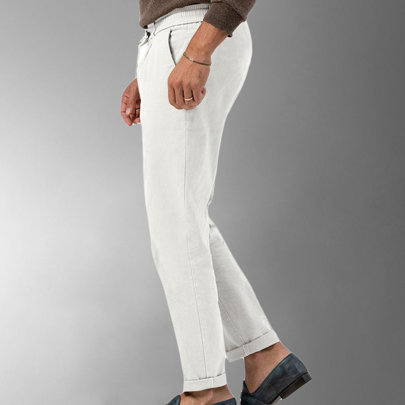 Linnen Broek Zomerkleurig Comfortabel Licht