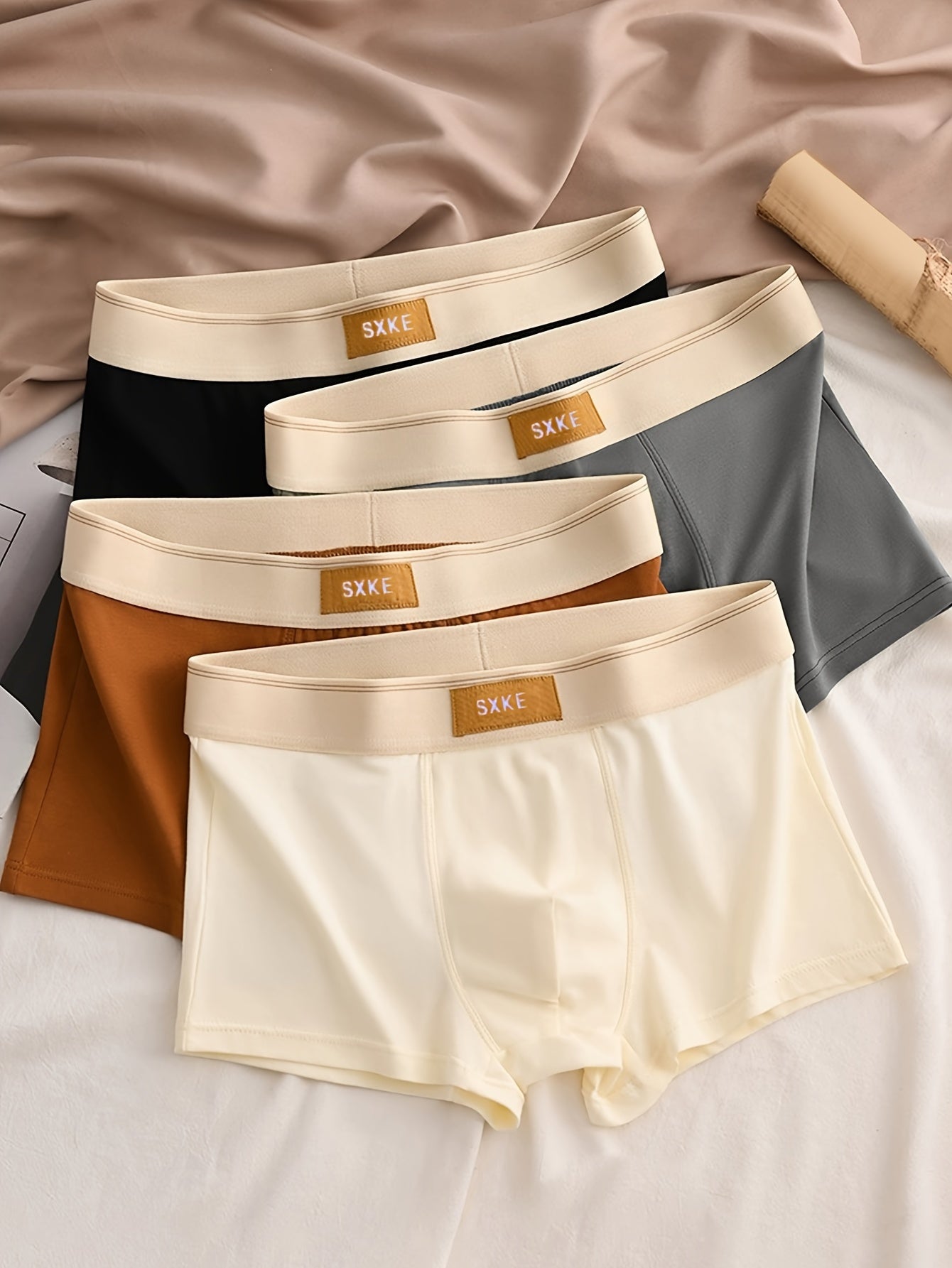 Heren Boxershorts 4-Pack Zacht Katoen voor Dagelijks Comfort - StudioMarella