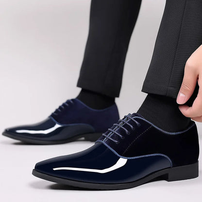 Heren Lakschoenen Zwart Formeel Bruiloftschoenen - StudioMarella