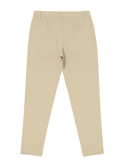 Daan | Stijlvolle potloodbroek voor heren in de kleur Khaki voor heren in stijl ideaal voor de lente.
