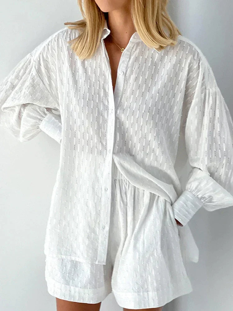 Casual Heren Set Hemd en Short Streetwear Stijl - StudioMarella