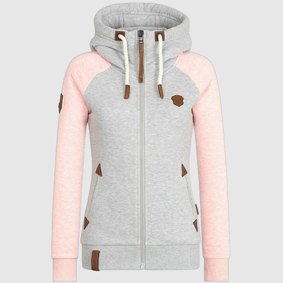 Dames Vest met Capuchon Lange Mouwen Comfortabel Casual - StudioMarella