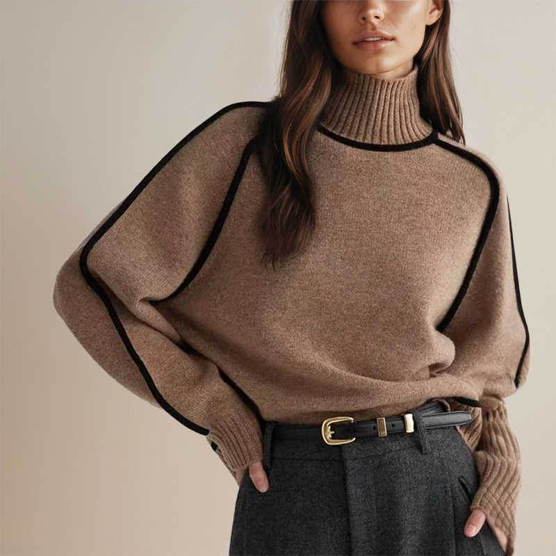 Damestrui Elegante Gebreide Jumper Zeitloos Design