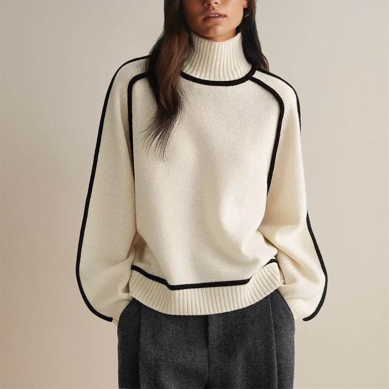 Damestrui Elegante Gebreide Jumper Tijdloos Design