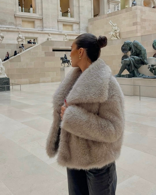 Bontjas Warm Damescoat Luxe Kwaliteit - StudioMarella