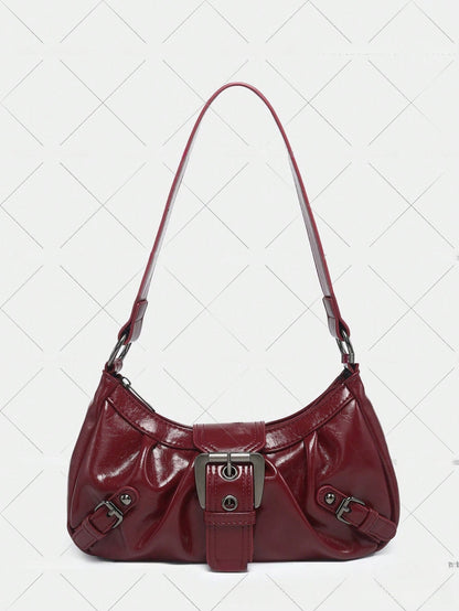 Retro Schoudertas met Studs Y2K Stijl