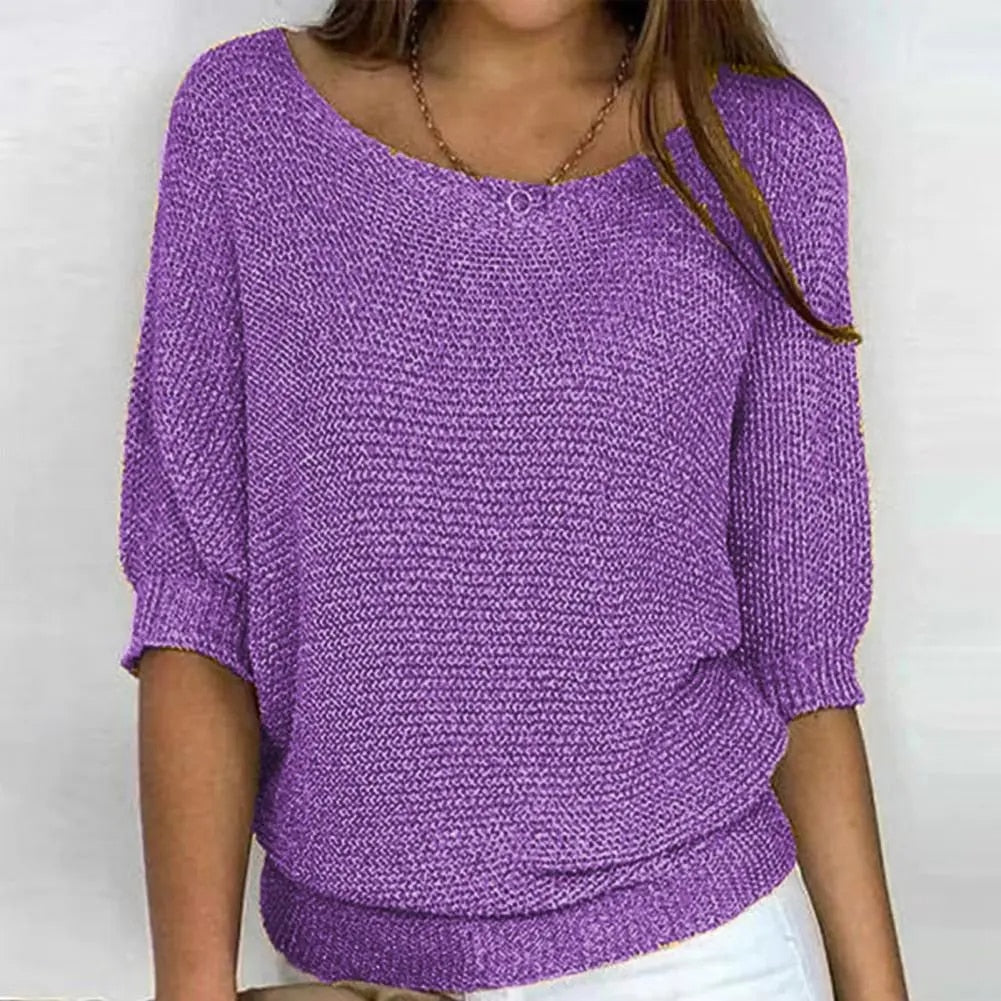 Vrouwelijke Zomertrui Lente Kleding Elegant Pastel