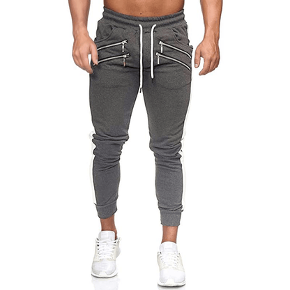 Joggingbroek Heren Zacht met Ritszakken en Elastische Band