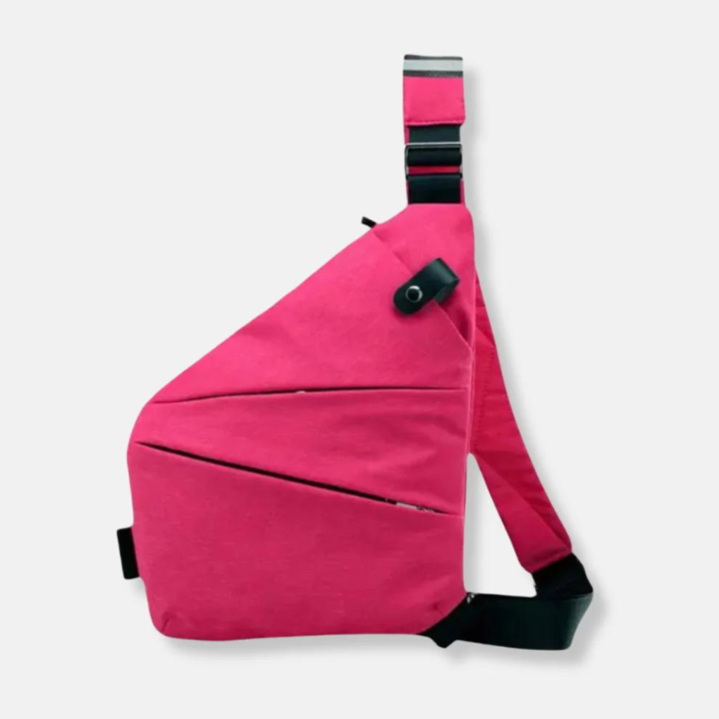 Crossbody Organizer Tas met Verborgen Ritsen – Veilige Reistas met RFID-Bescherming – Diefstalwerend en Waterafstotend