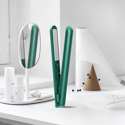 Mini Stylingtang 2-in-1 met Keramische Coating – Compact Krultang & Stijltang voor Onderweg – Hittebescherming en Gladde Afwerking