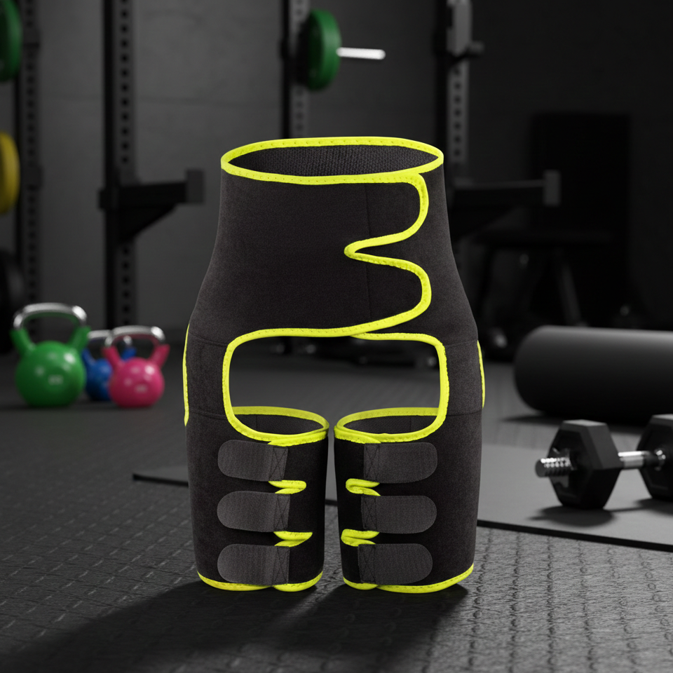 Heup en Dijbeen Ondersteuningsband – Pijnverlichting bij Beweging – Ademend Stretchmateriaal – Verstelbaar Compressieband voor Sport en Dagelijks Gebruik