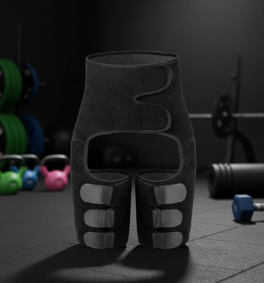 Heup en Dijbeen Ondersteuningsband – Pijnverlichting bij Beweging – Ademend Stretchmateriaal – Verstelbaar Compressieband voor Sport en Dagelijks Gebruik