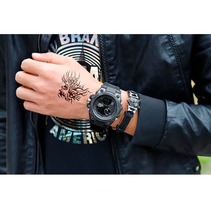 Multifunctioneel Horloge met Analoge en Digitale Display voor Heren