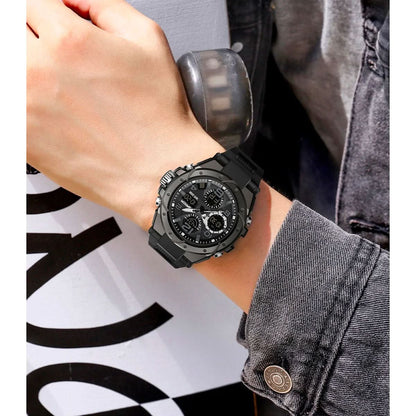 Multifunctioneel Horloge met Analoge en Digitale Display voor Heren