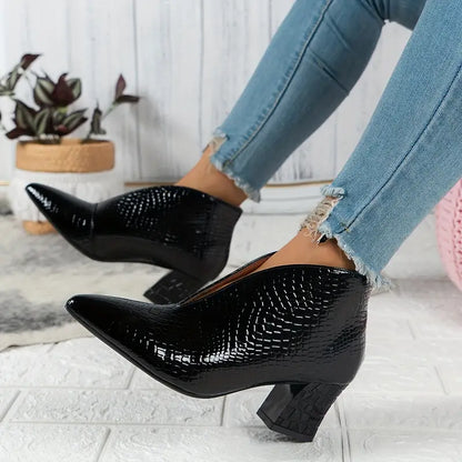 Vrouwelijke Laarzen Slip-On Korte Caviglia Laars