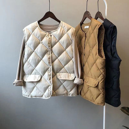 Dames Bodywarmer Gewatteerd Warme Jas