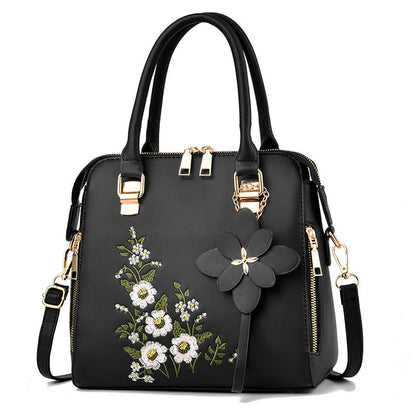 Dames Handtas Bloemenprint Trendy Design Leana → Dames Handtas Bloemenprint Elegant Design Leana - StudioMarella