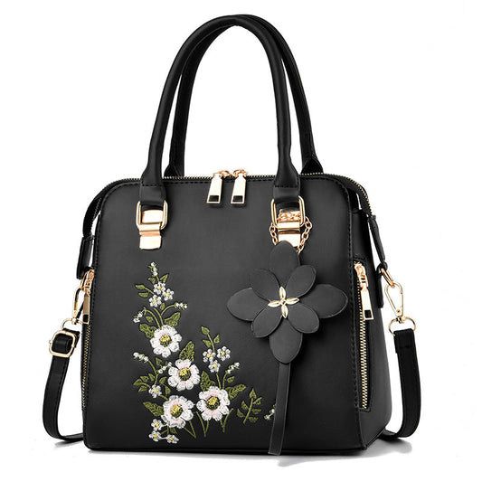 Dames Handtas Bloemenprint Trendy Design Leana → Dames Handtas Bloemenprint Elegant Design Leana - StudioMarella