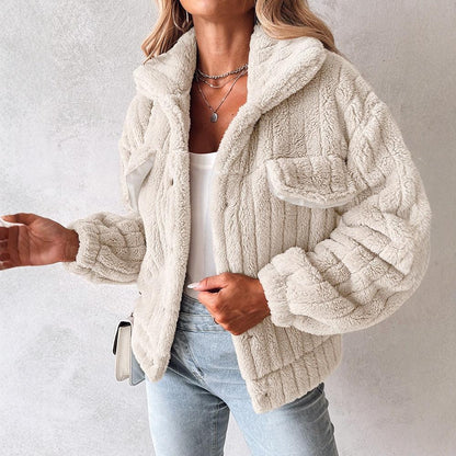 Dames Teddyjas Warm Zacht Bontlook