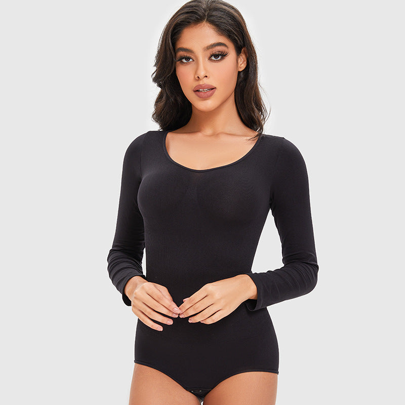 Dames Shapewear Correctie Body Lange Mouwen Slank