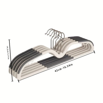 Ruimtebesparende Kledinghangers Antislip Draaibare Haak Compacte Garderobe Organisatie Korte Hals Hangertjes Set Slimdoorns voor Shirts Jurken Blouses Overhemden