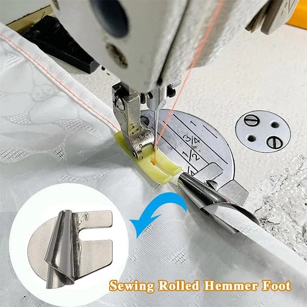 Spiraalzoomvoet Set 8 Delig RVS 3-10mm Naaimachine Accessoire