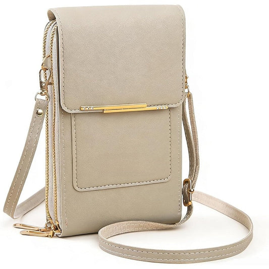 Crossbody Telefoontas met RFID-beveiliging | Waterdichte touchscreen-portemonnee | Verstelbare schoudertas voor smartphones tot 6,7 inch