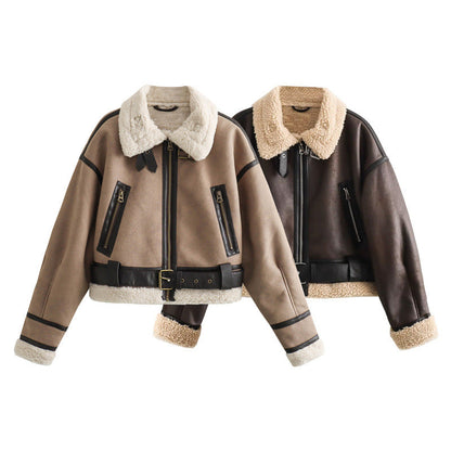 Dames Teddyjas Warme Pilotjas met Voering