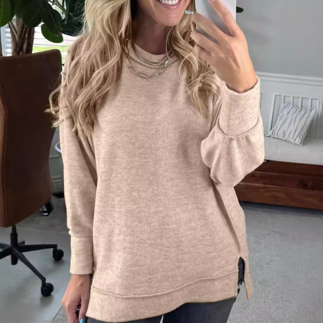 Dames Trui Ronde Hals Elegante Basis Collectie - StudioMarella