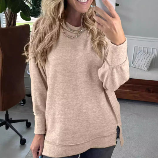 Dames Trui Ronde Hals Elegante Basis Collectie - StudioMarella