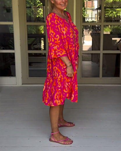 Modeme Jurk met Leuke Print