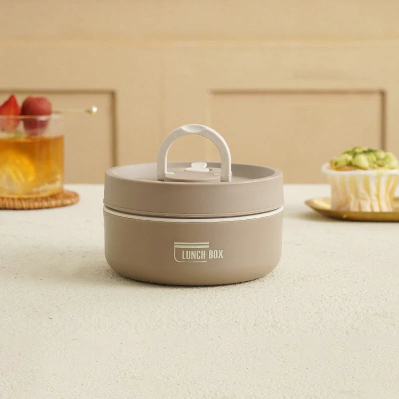 Geïsoleerde Lunchbox met Vacuümtechnologie – Houdt Eten Tot 4 Uur Warm – Lekvrij RVS Ontwerp – Ideaal voor School en Werk
