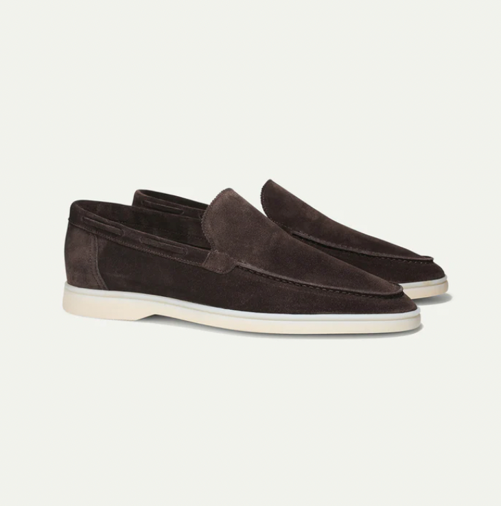 Lederen Loafer Heren Schoenen Casual Ronde Neus - StudioMarella